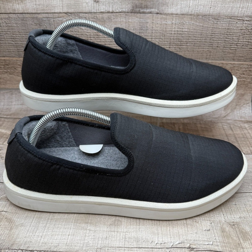 Allbirds WL Wool‎ Lounger Mens 11 Loafer Shoes Black White Slip On Comfort